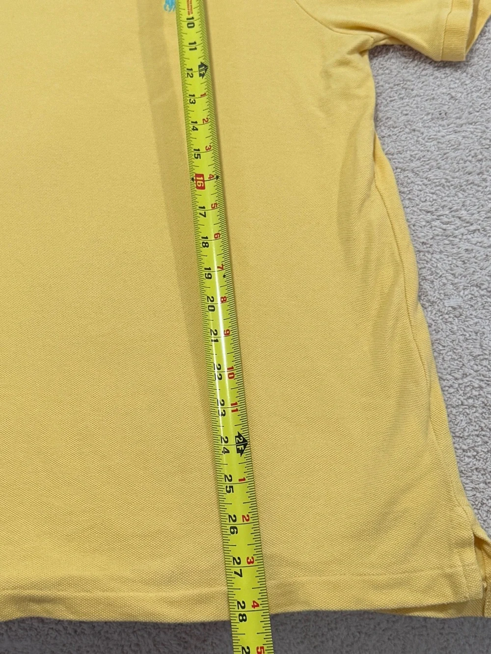 Polo Ralph Lauren Classic Fit Yellow Cotton Polo Shirt Men’s Medium